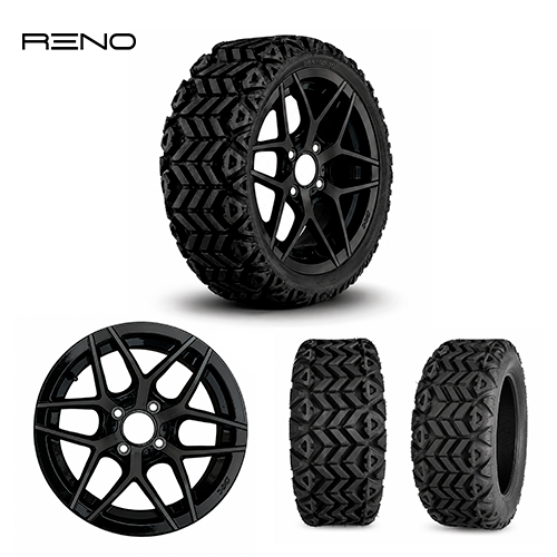 RENO 14" Wheel and 23" Tire Set - APEX RENO Powered