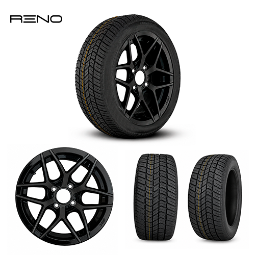 RENO 14" Wheel and 23" Tire Set - APEX RENO Powered