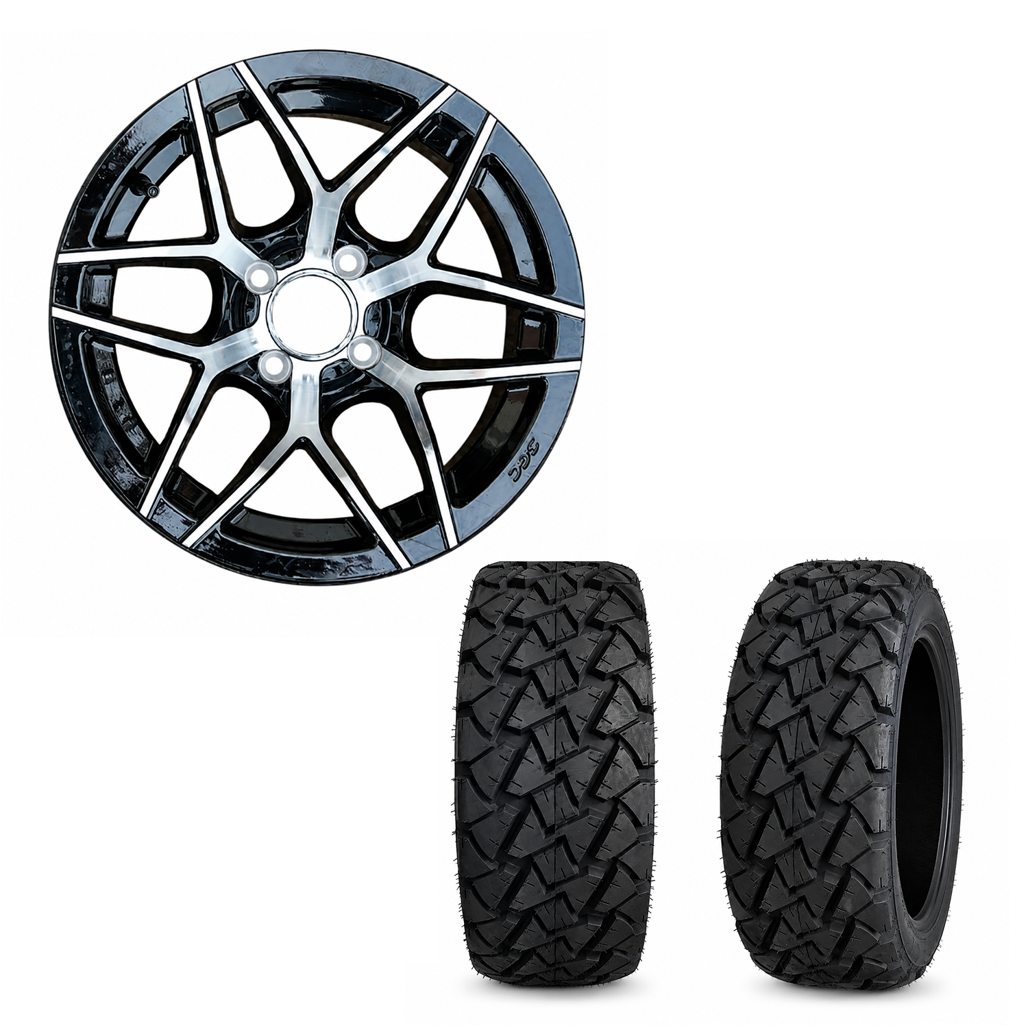 RENO 14" Wheel and 23" Tire Set - APEX RENO Powered