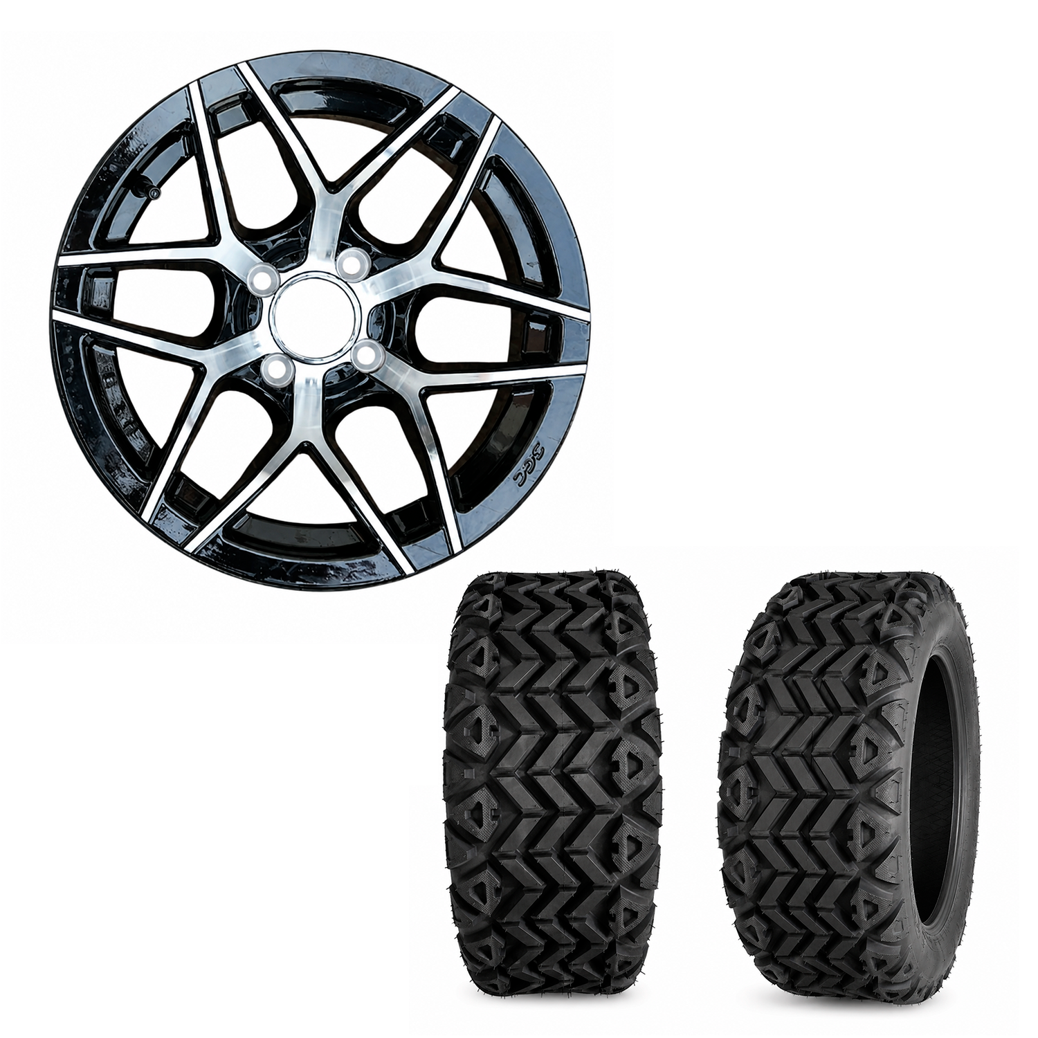 RENO 14" Wheel and 23" Tire Set - APEX RENO Powered
