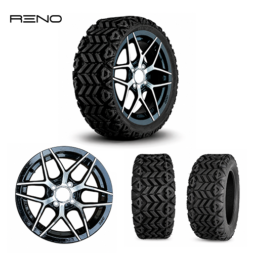RENO 14" Wheel and 23" Tire Set - APEX RENO Powered