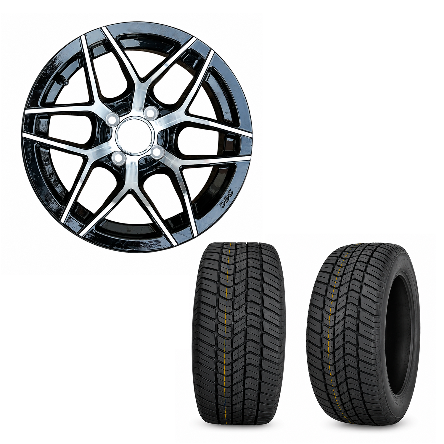 RENO 14" Wheel and 23" Tire Set - APEX RENO Powered
