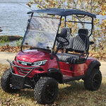 Arch EV A2 2-Seater Red Golf Cart Lake