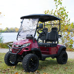 Arch EV A2 2-Seater Red Golf Cart Main