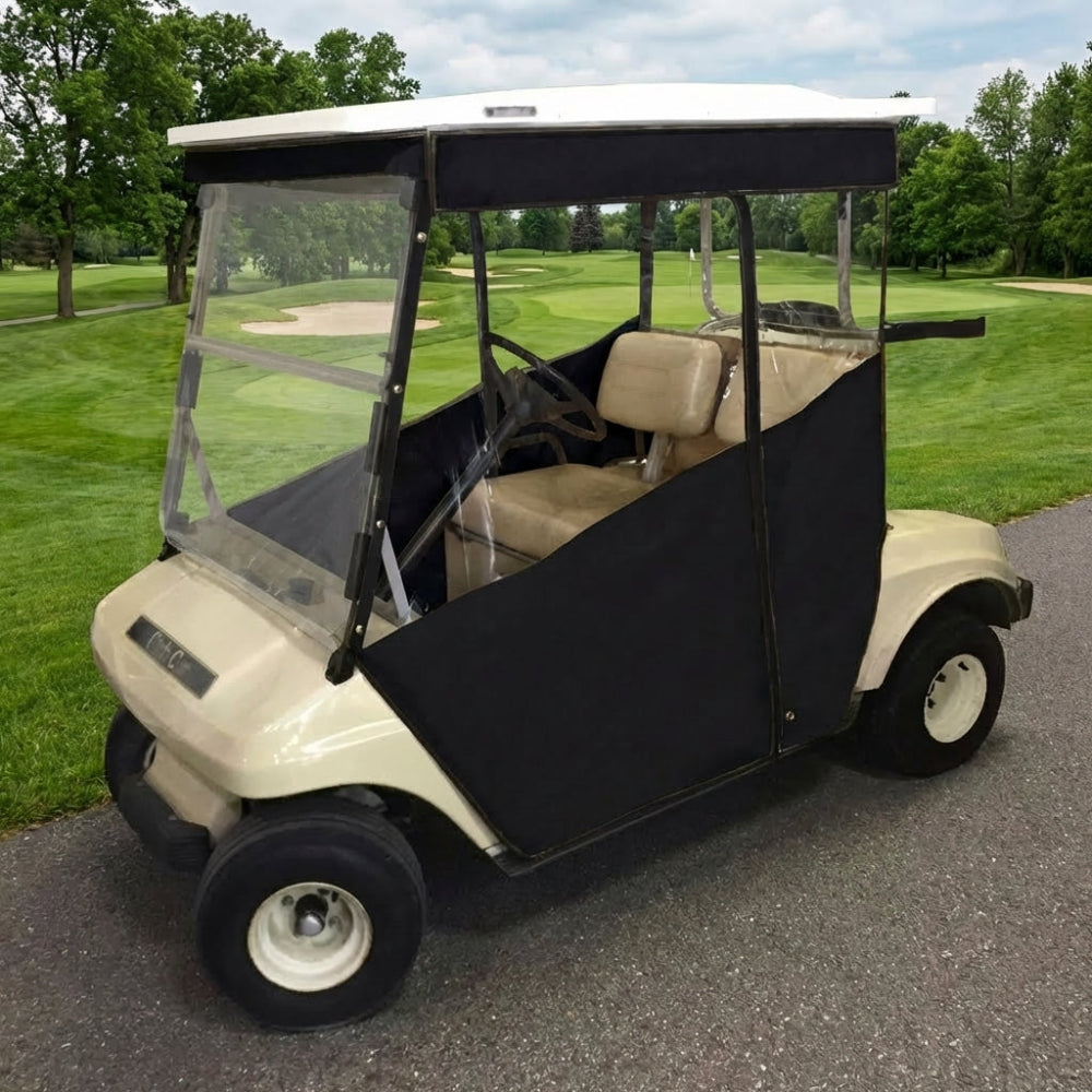 DoorWorks Golf Cart Track-Style Enclosures - Durable Canvas SDA Ace