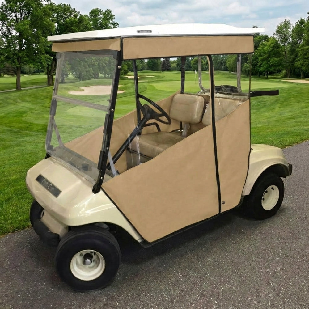 DoorWorks Golf Cart Track-Style Enclosures - Durable Canvas SDA Ace