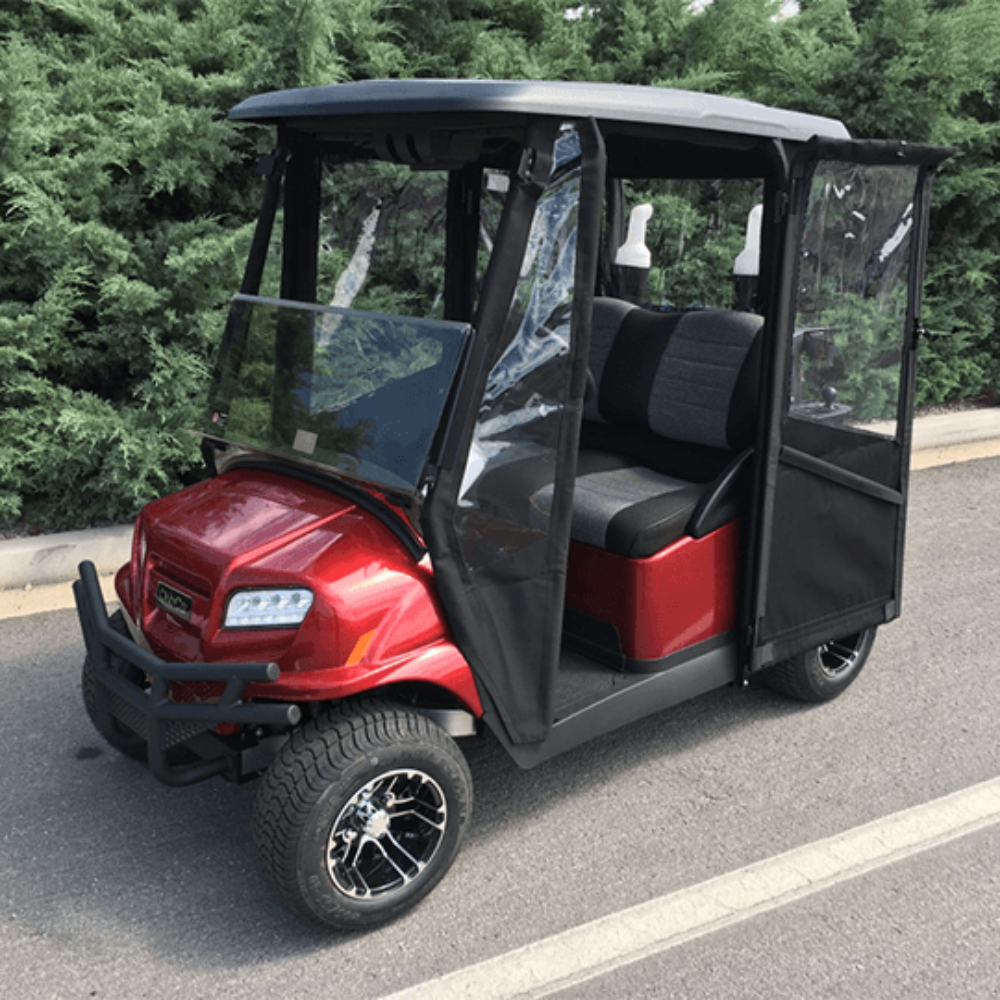 DoorWorks 2 Passenger Hinged Door Enclosure Cover for Golf Carts - Durable Canvas SDA