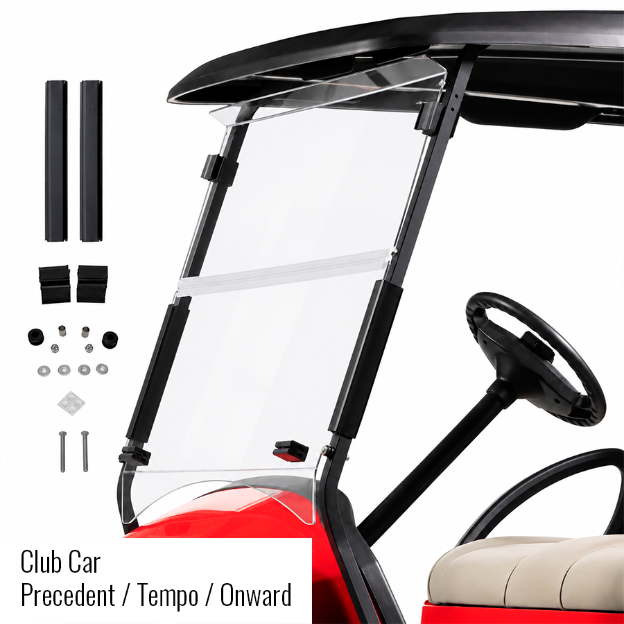 Replacement Golf Cart Windshield - Clear Ace Golf Cart Covers