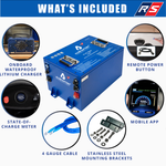 Allied RS 48V 105AH Commercial Golf Cart Lithium LiFePO4 Battery Easy Conversion Kit (Charger Included) Allied Batteries