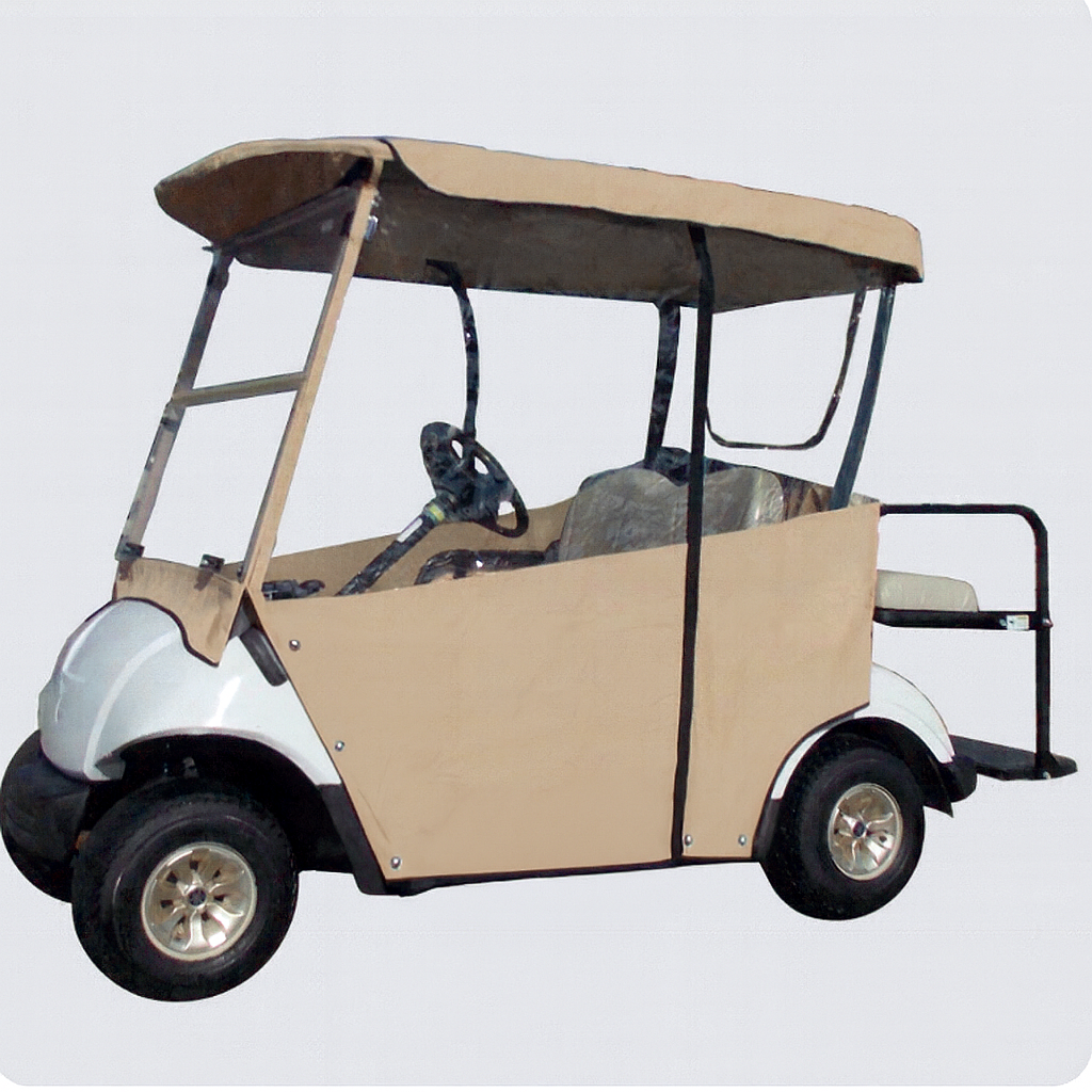 DoorWorks 3-Sided Fitted "Over-The-Top" Cover for Golf Carts Ace