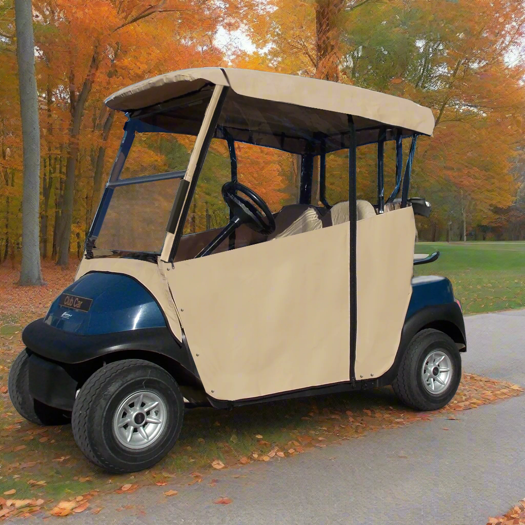 DoorWorks 3-Sided Fitted "Over-The-Top" Cover for Golf Carts Ace