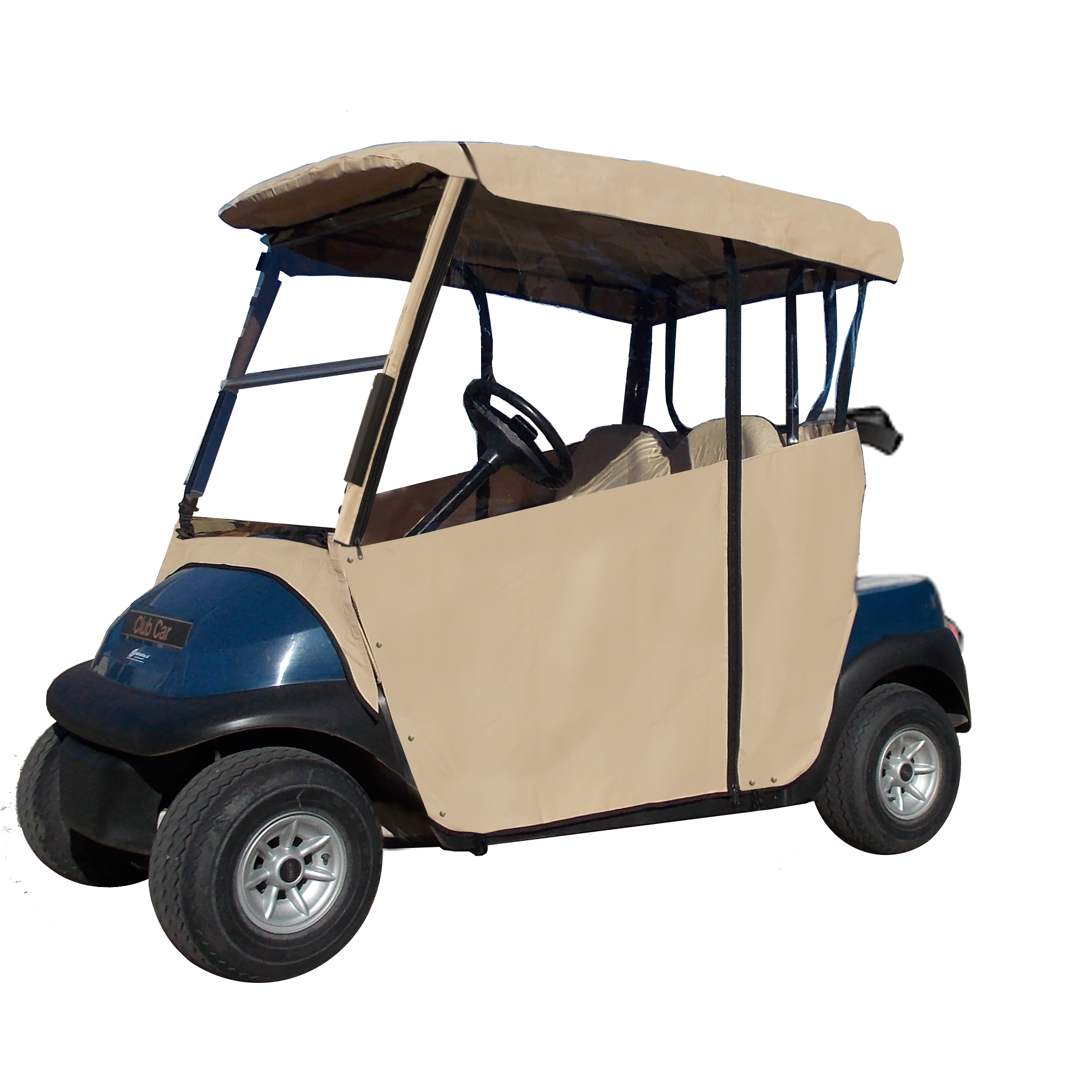DoorWorks 3-Sided Fitted "Over-The-Top" Cover for Golf Carts Ace