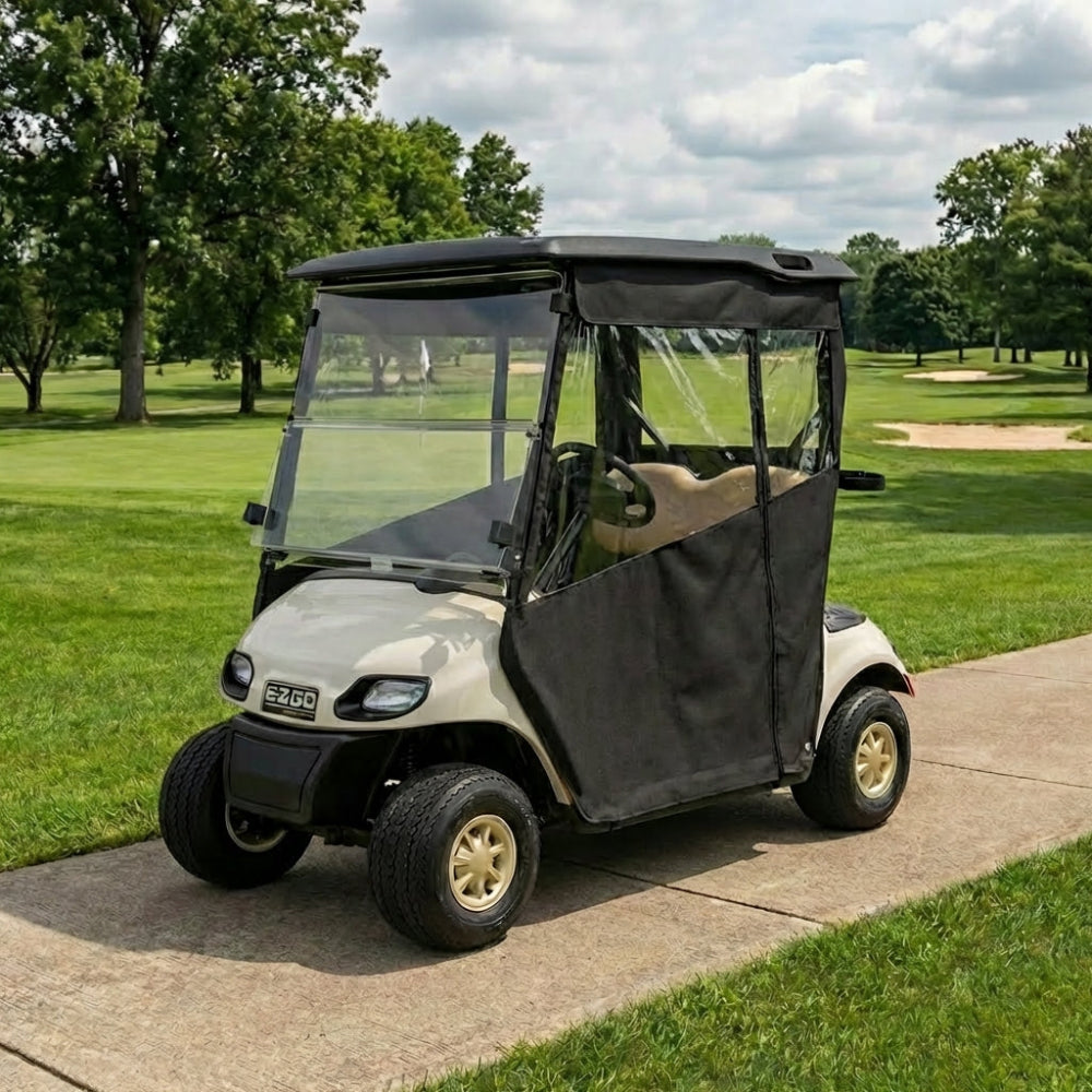DoorWorks Golf Cart Track-Style Enclosures - Durable Canvas SDA Ace