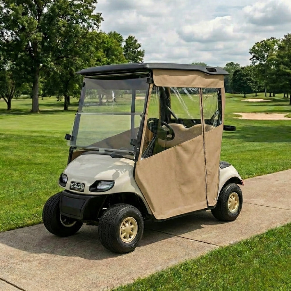DoorWorks Golf Cart Track-Style Enclosures - Durable Canvas SDA Ace