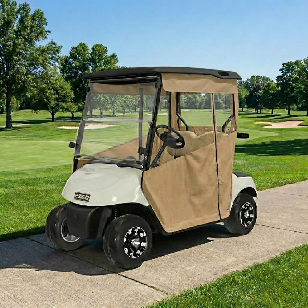 DoorWorks Golf Cart Track-Style Enclosures - Durable Canvas SDA Ace