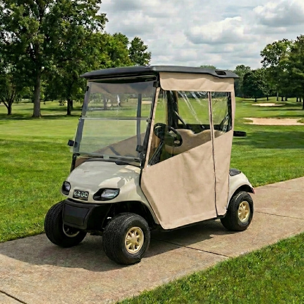 DoorWorks Golf Cart Track-Style Enclosures - Durable Canvas SDA Ace