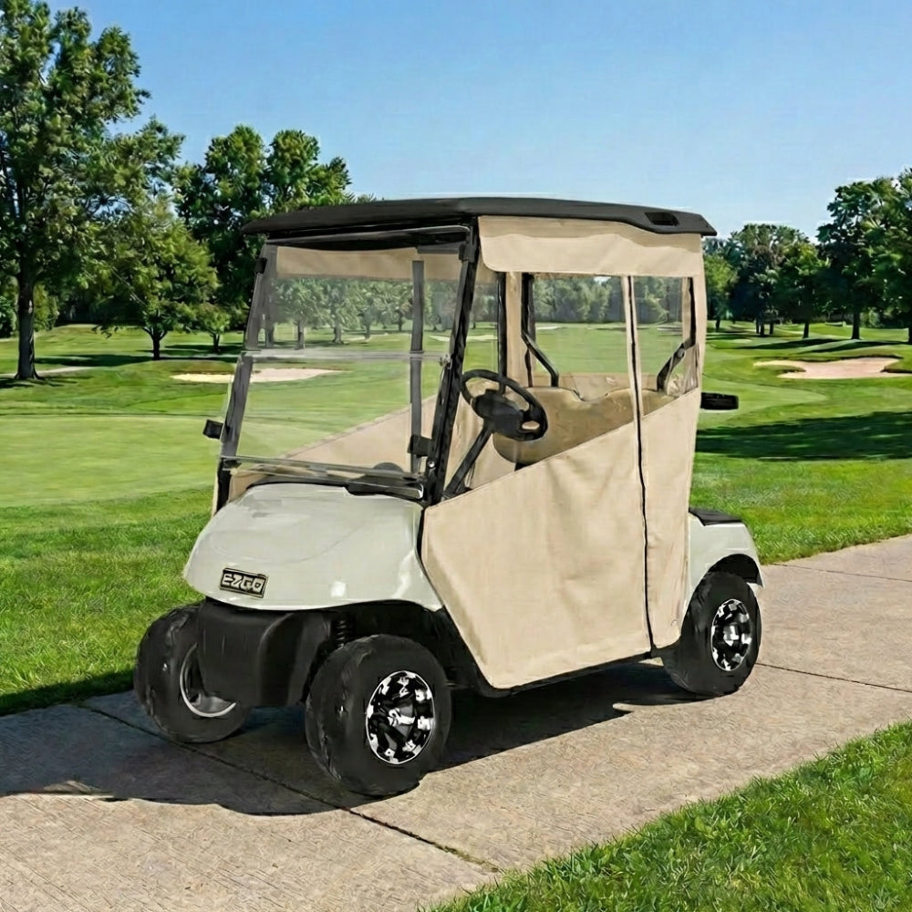 DoorWorks Golf Cart Track-Style Enclosures - Durable Canvas SDA Ace