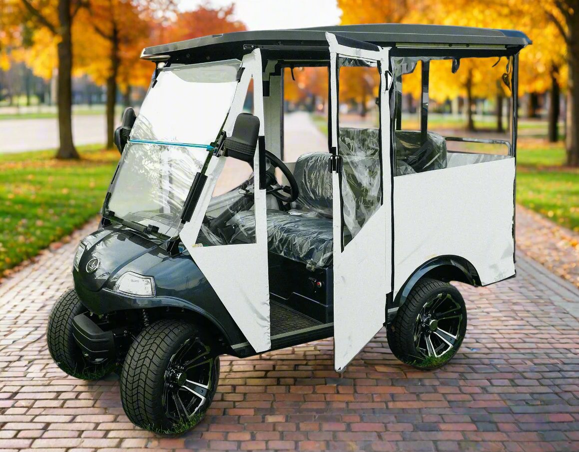 DoorWorks 4-Passenger Extended Hinged Enclosure / Cover for Golf Carts