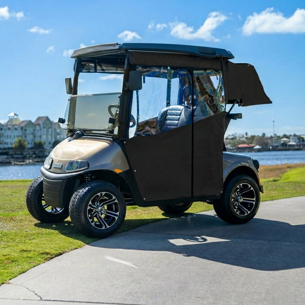 DoorWorks Golf Cart Track-Style Enclosures - Durable Canvas SDA Ace