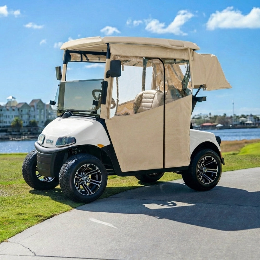 DoorWorks Golf Cart Track-Style Enclosures - Durable Canvas SDA Ace