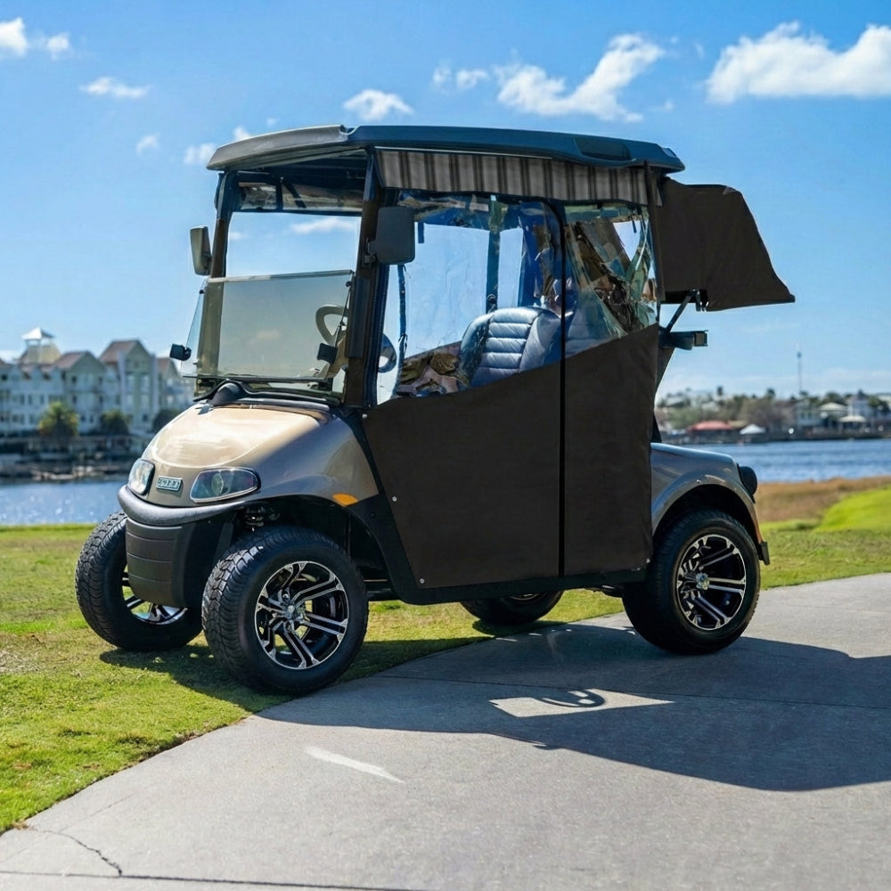 DoorWorks Golf Cart Track-Style Enclosures - Durable Canvas SDA Ace