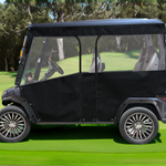 4-Passenger Sunbrella Track-Style Enclosure Cover for Golf Carts - Extended Roof Ace Golf Cart: Best Golf Cart Covers for Sale