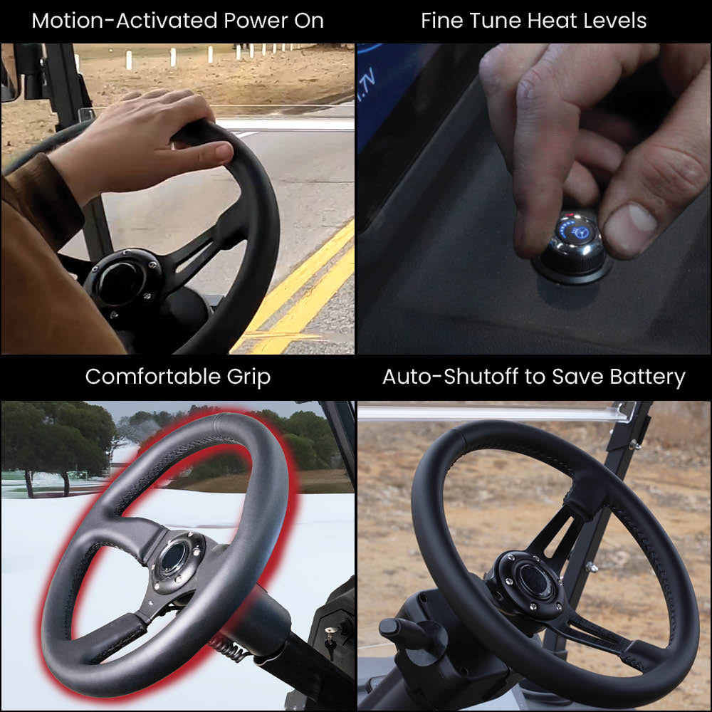 Heated Steering Wheel Ace Golf Cart: Best Golf Cart Covers for Sale