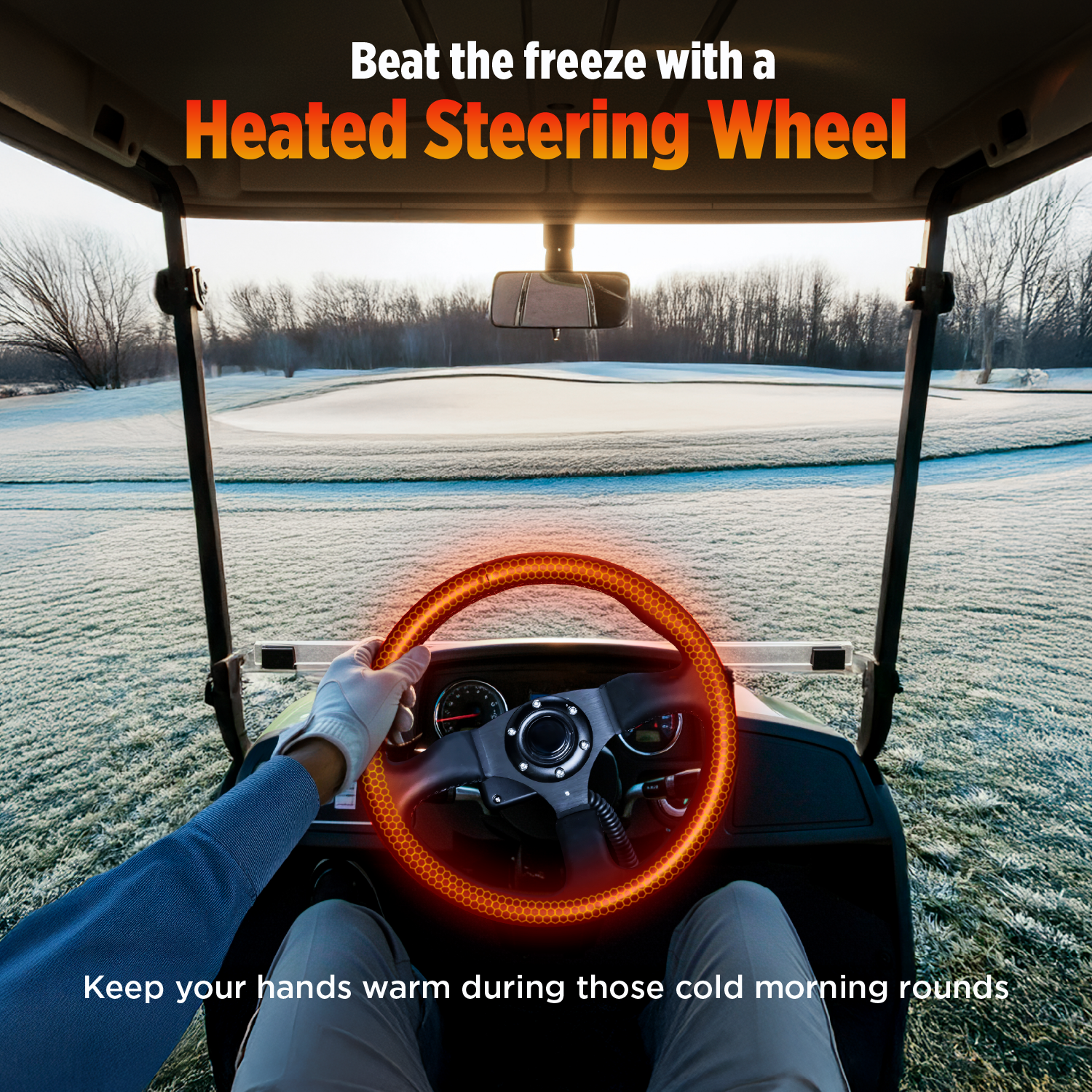 Heated Steering Wheel Full Conversion Kit Ace Golf Cart: Best Golf Cart Covers for Sale