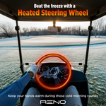 RENO Heated Steering Wheel Full Conversion Kit (Patent Pending) Ace Golf Cart: Best Golf Cart Covers for Sale