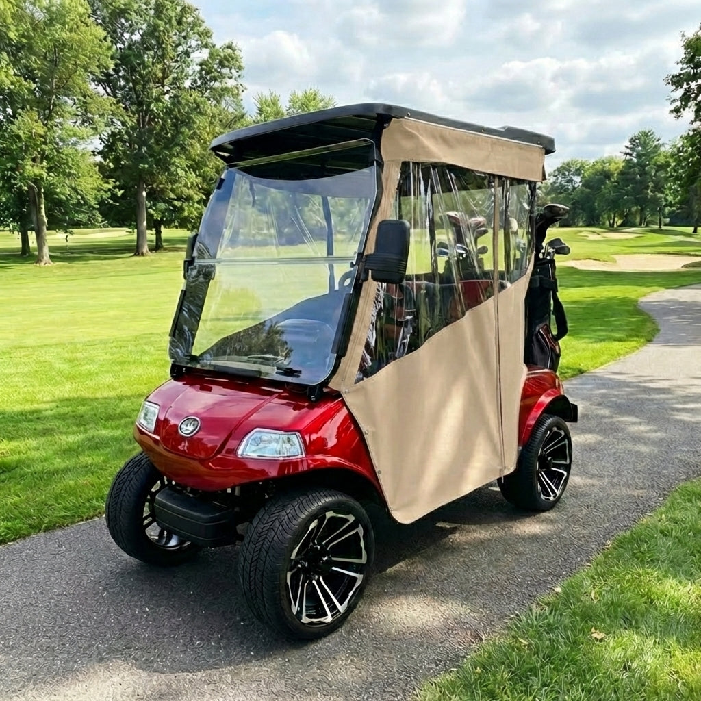 DoorWorks Golf Cart Track-Style Enclosures - Durable Canvas SDA Ace