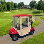 DoorWorks 2 Passenger Hinged Door Enclosure Cover for Golf Carts - Durable Canvas SDA Ace