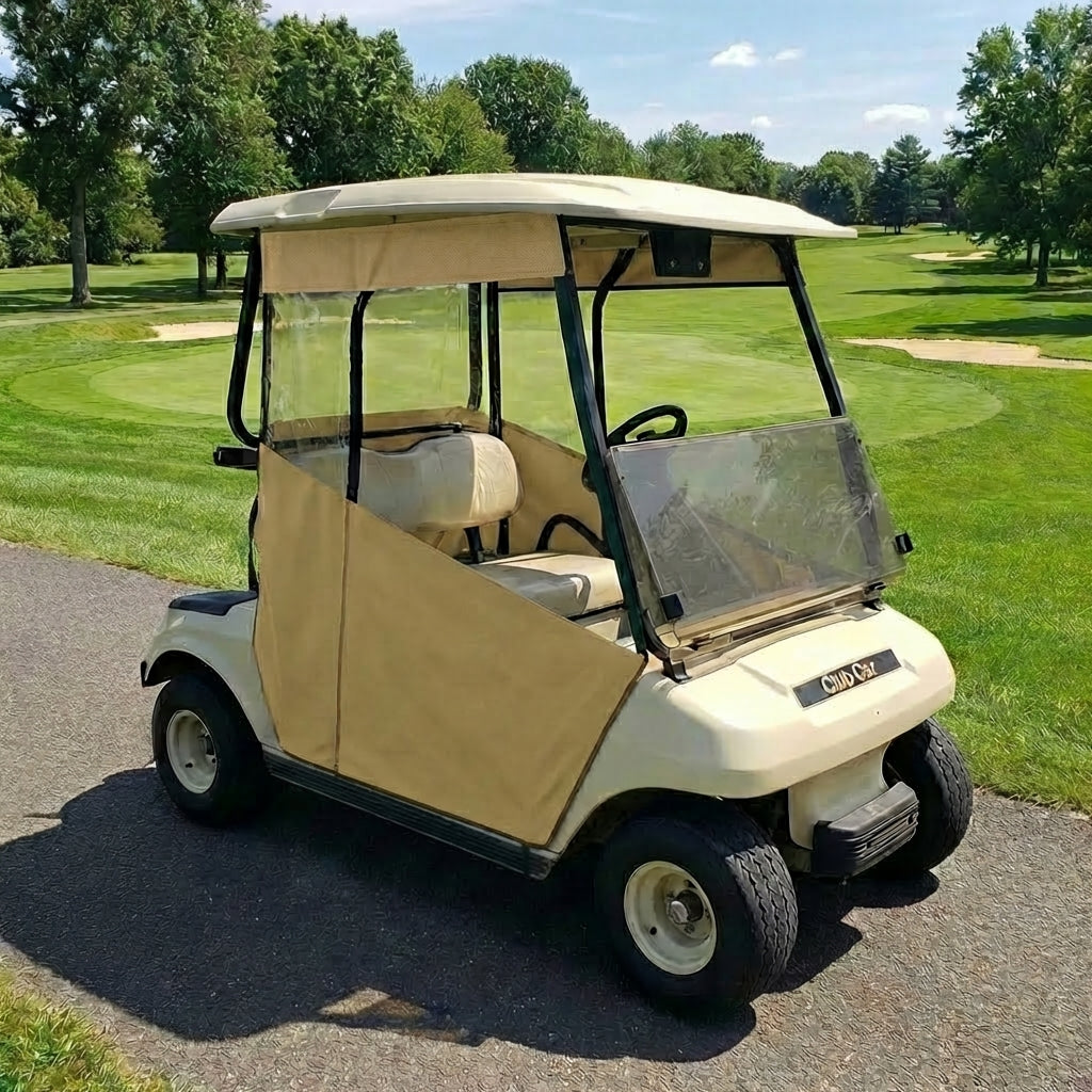 DoorWorks Golf Cart Track-Style Enclosures - Durable Canvas SDA Ace