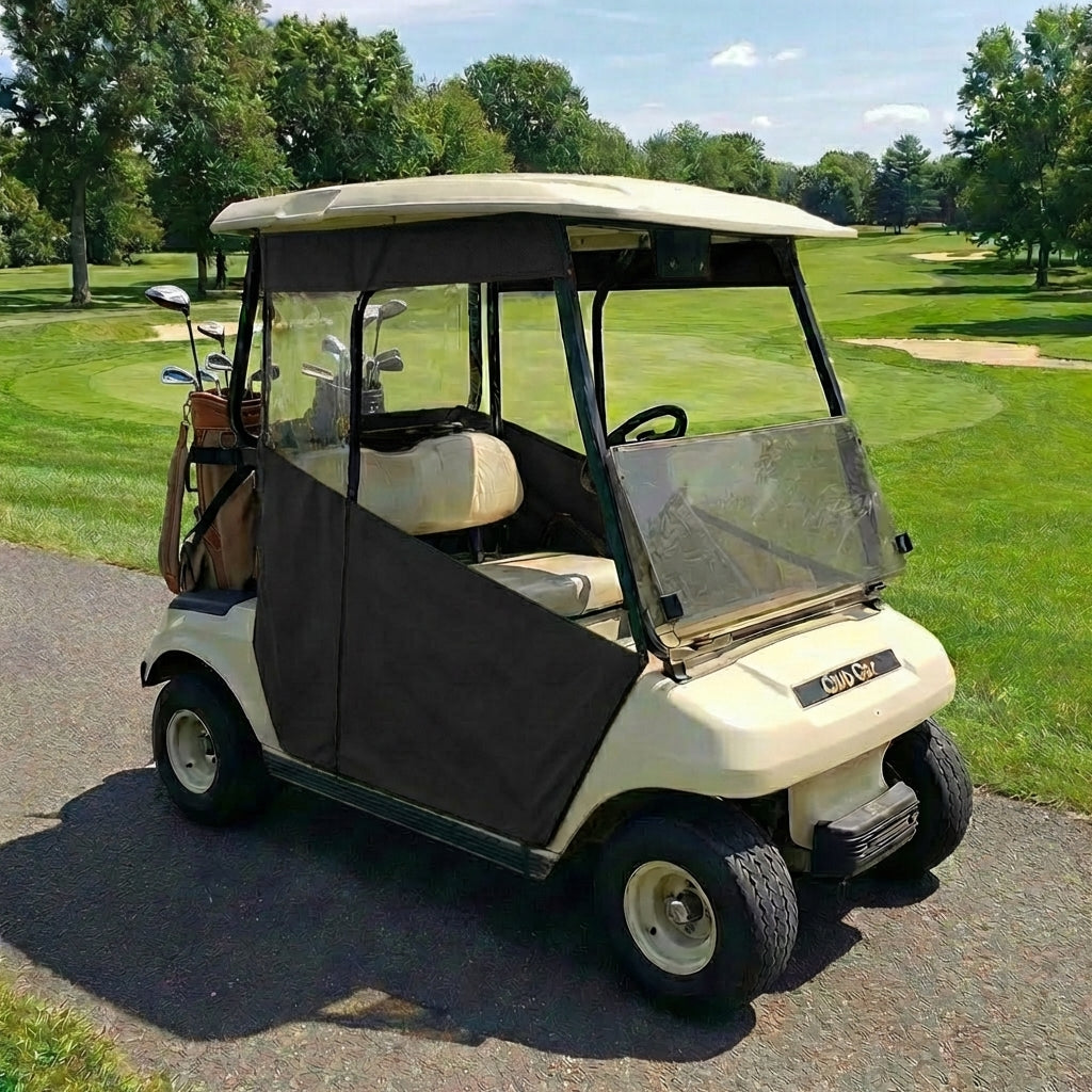 DoorWorks Golf Cart Track-Style Enclosures - Durable Canvas SDA Ace