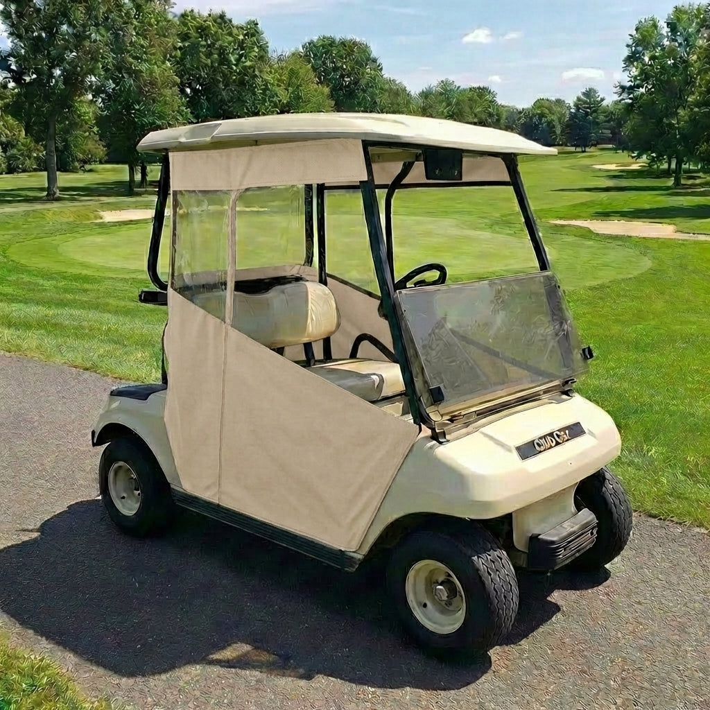 DoorWorks Golf Cart Track-Style Enclosures - Durable Canvas SDA Ace