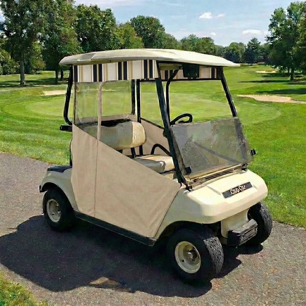 DoorWorks Golf Cart Track-Style Enclosures - Durable Canvas SDA Ace