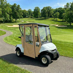 DoorWorks 2 Passenger Hinged Door Enclosure Cover for Golf Carts - Durable Canvas SDA Ace