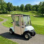 DoorWorks 2 Passenger Hinged Door Enclosure Cover for Golf Carts - Durable Canvas SDA Ace