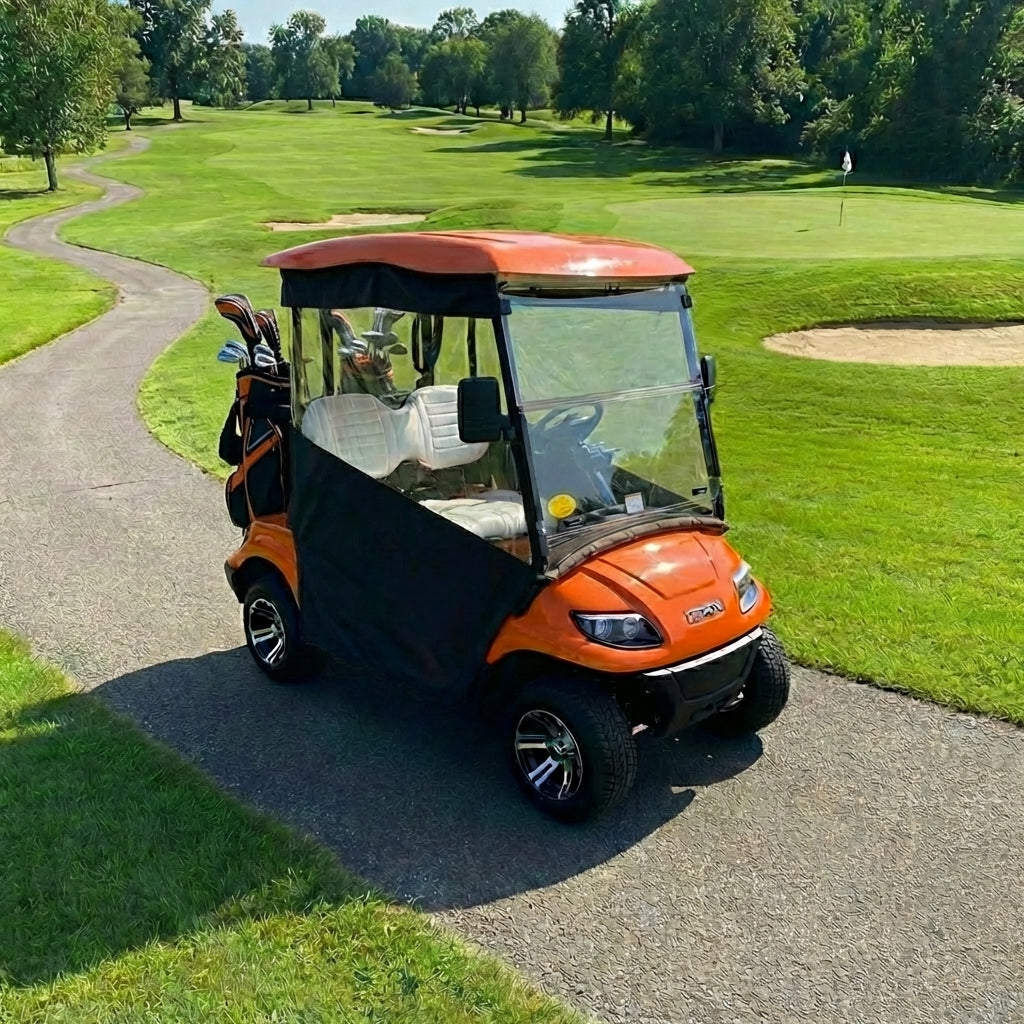 DoorWorks Golf Cart Track-Style Enclosures - Durable Canvas SDA Ace