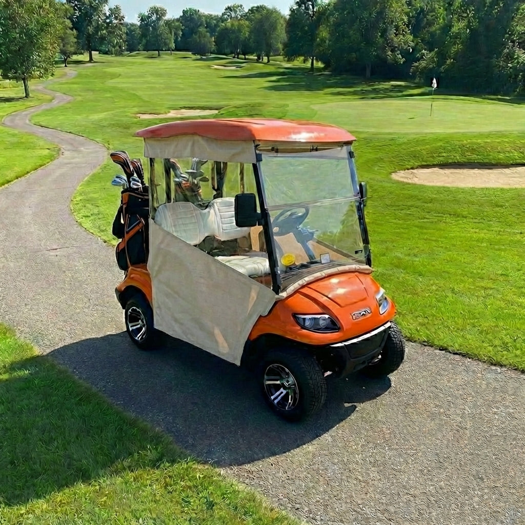 DoorWorks Golf Cart Track-Style Enclosures - Durable Canvas SDA Ace