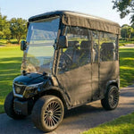 4-Passenger Sunbrella Track-Style Enclosure Cover for Golf Carts - Extended Roof Ace Golf Cart: Best Golf Cart Covers for Sale