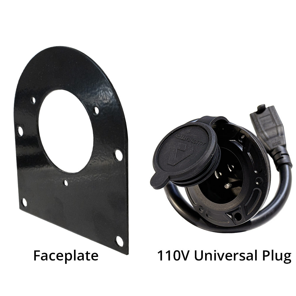 Onboard 110v Charging Receptacle with Extension Cord Plug Choose your Cart Ace Golf Cart: Best Golf Cart Covers for Sale