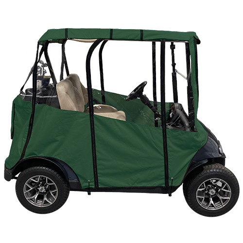 Universal - Premium 4-Sided "Over the Top" Portable Cover for Golf Carts