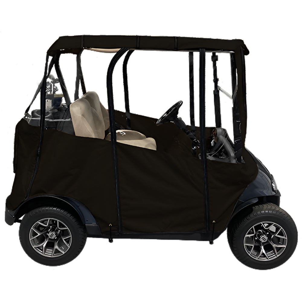 Universal - Premium 4-Sided "Over the Top" Portable Cover for Golf Carts