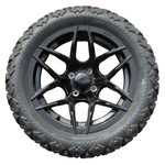 Glossy Black 14" Wheel and 2 + 2 Offroad Tire Combo - RENO Performance Ace Golf Cart: Best Golf Cart Covers for Sale