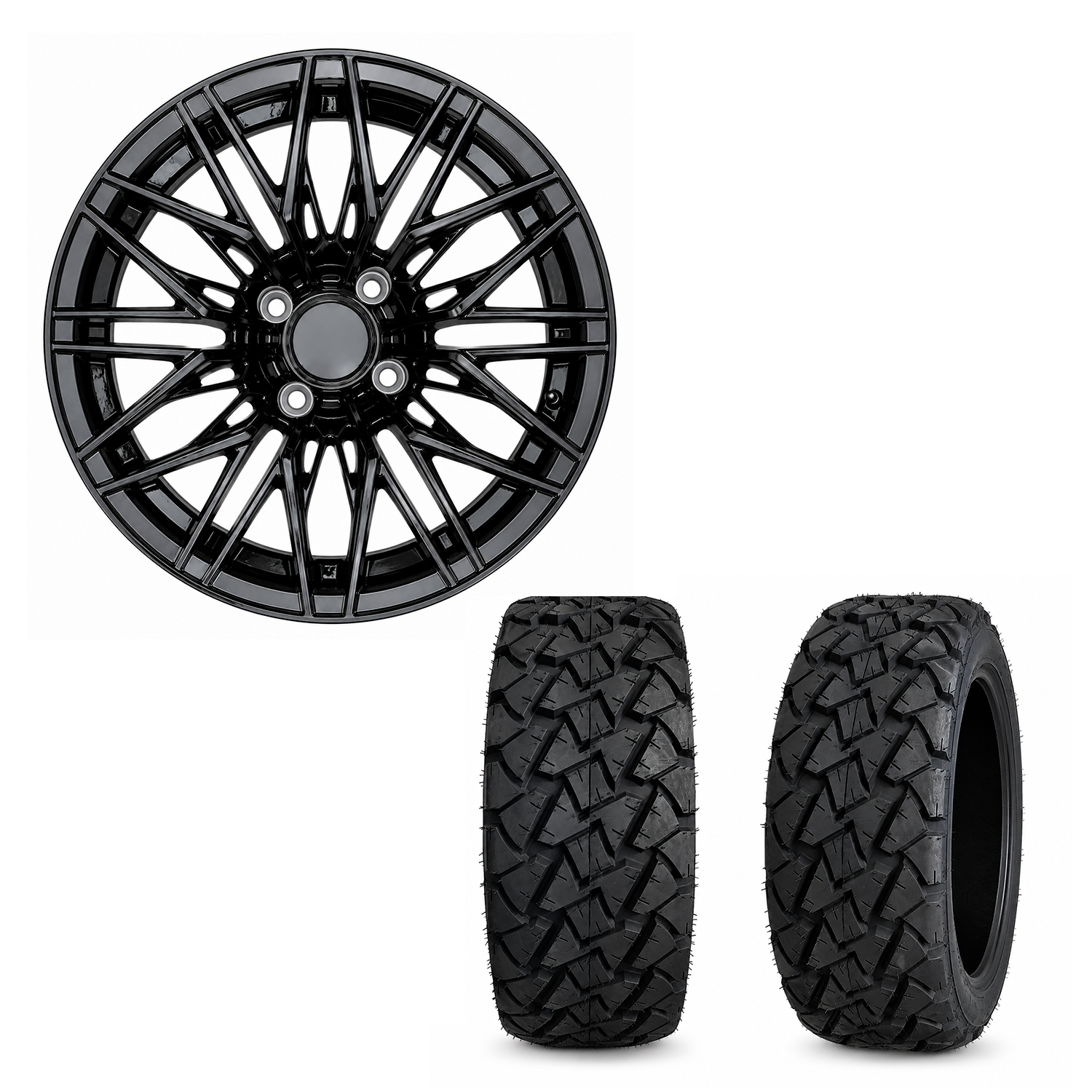 RENO 14" Wheel and 23" Tire Set - PRIME RENO Powered