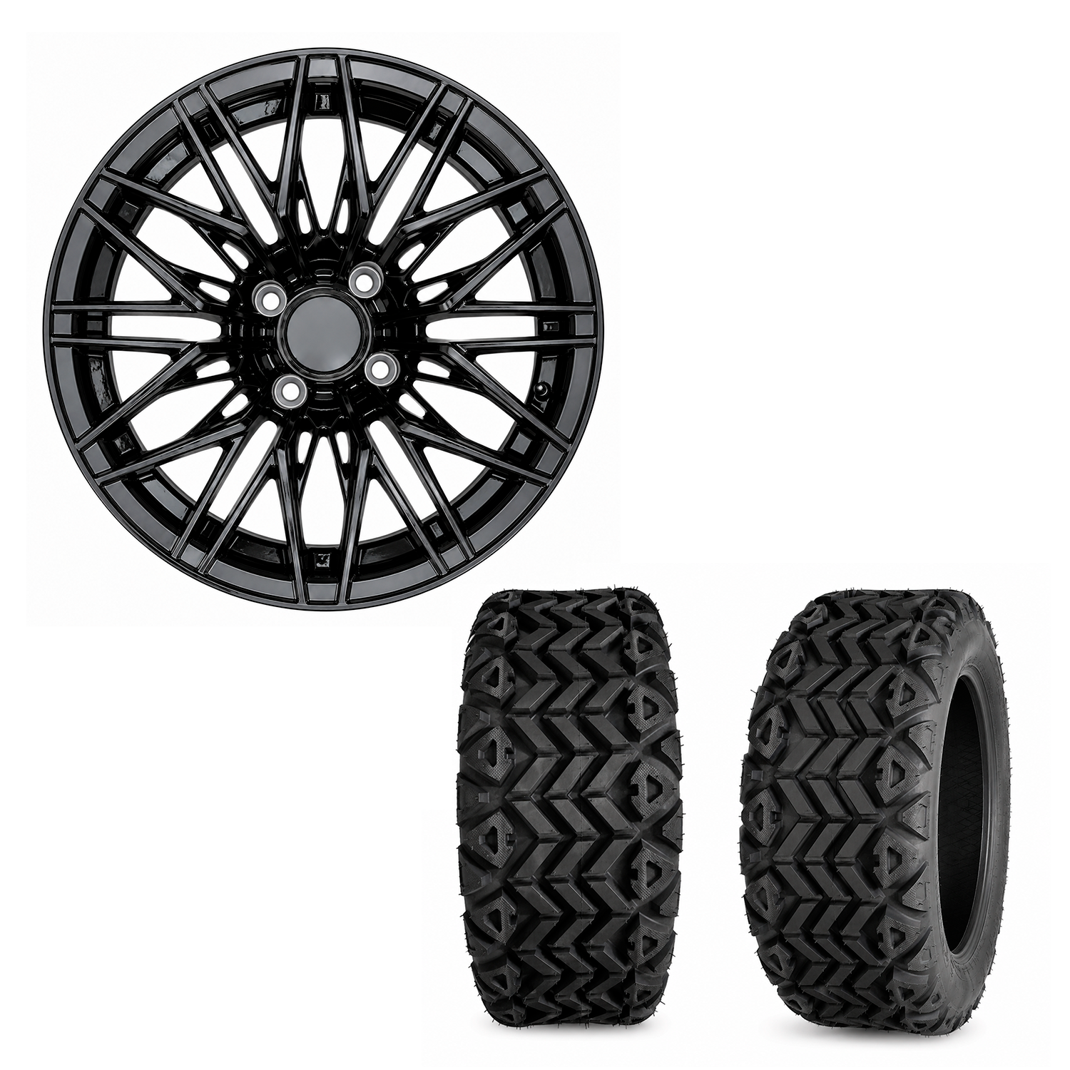 RENO 14" Wheel and 23" Tire Set - PRIME RENO Powered