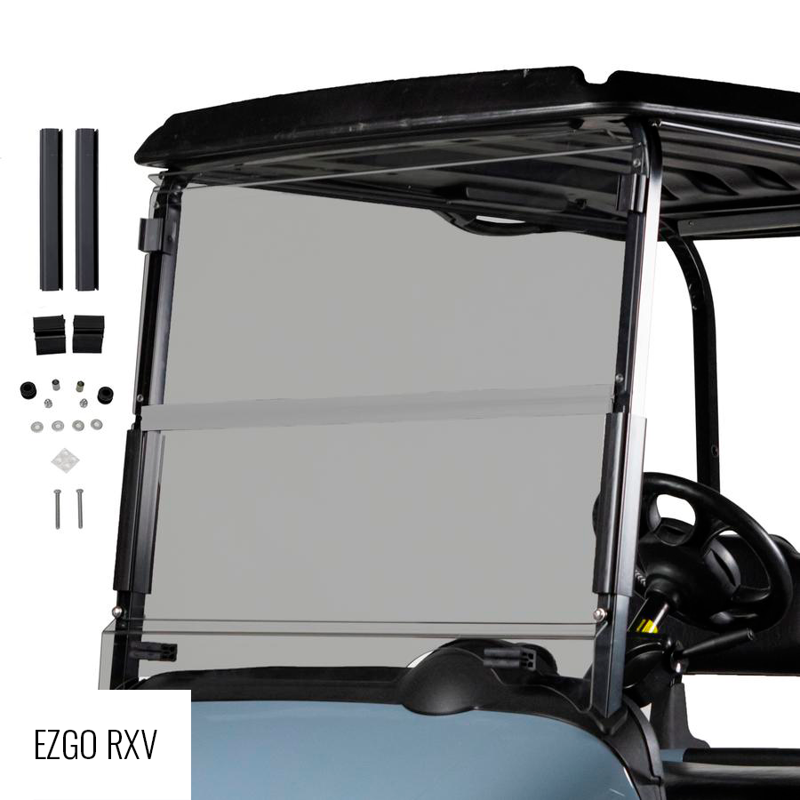 RedDot Tinted Folding Golf Cart Windshield Ace Golf Cart Covers