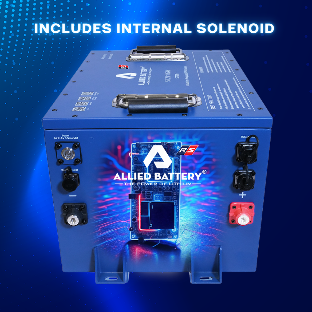 Allied RS 48V 105AH Commercial Golf Cart Lithium LiFePO4 Battery Easy Conversion Kit (Charger Included) Allied Batteries