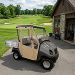 DoorWorks 2 Passenger Hinged Door Enclosure Cover for Golf Carts - Durable Canvas SDA Ace
