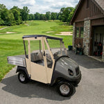 DoorWorks 2 Passenger Hinged Door Enclosure Cover for Golf Carts - Durable Canvas SDA Ace